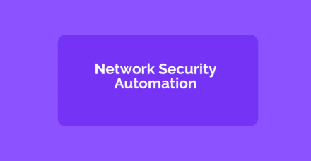 network security automation